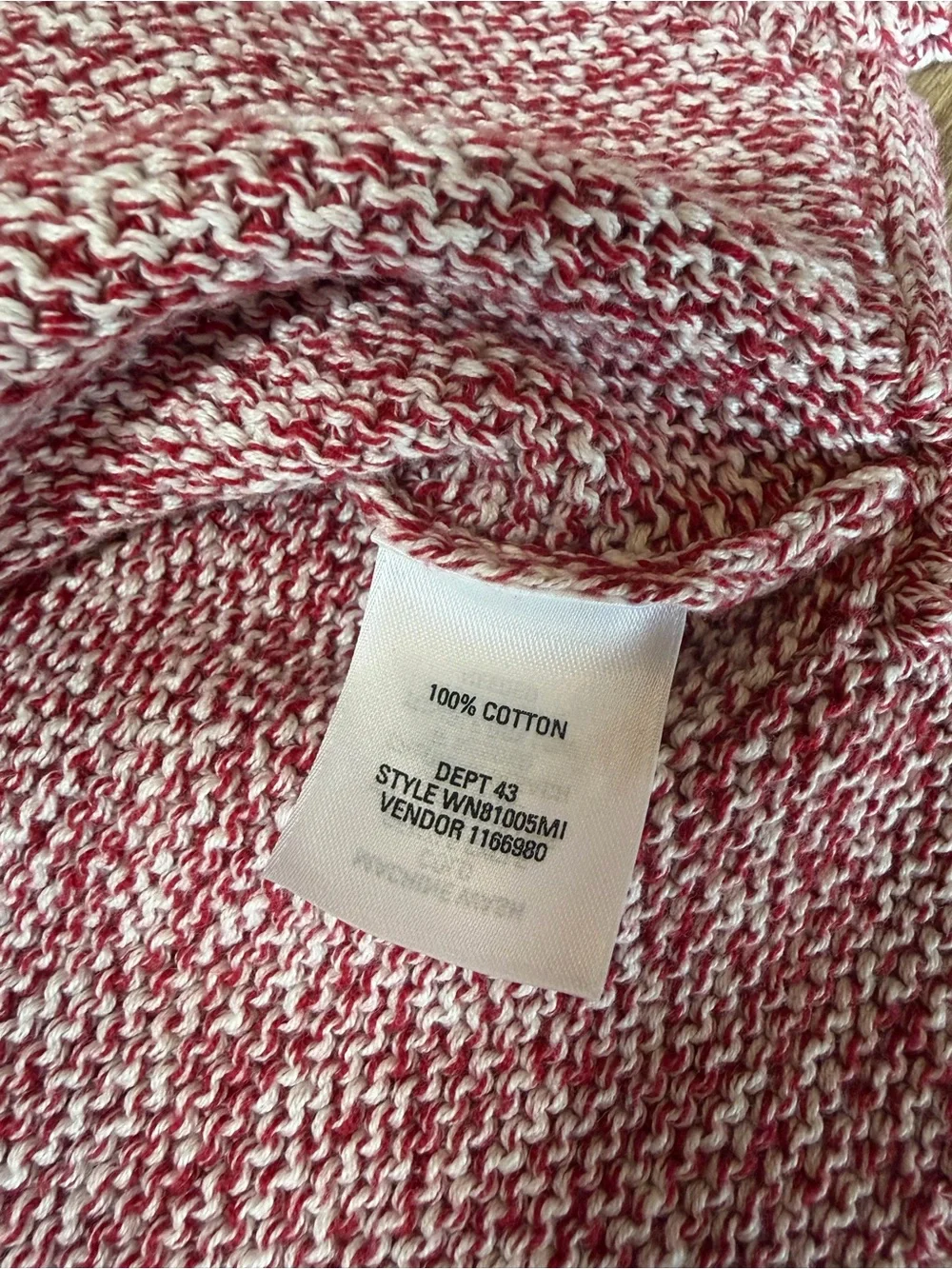 Nordstrom full-zip marled knit cardigan sweater